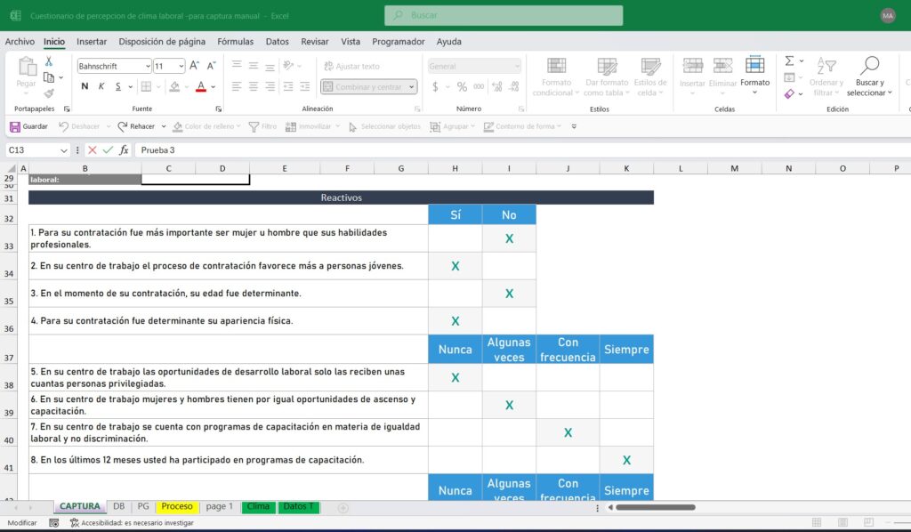 Convierte datos en estrategias reales. Detecta riesgos, fortalece tu cultura organizacional y mejora el bienestar laboral con una herramienta diseñada para Recursos Humanos y consultores.